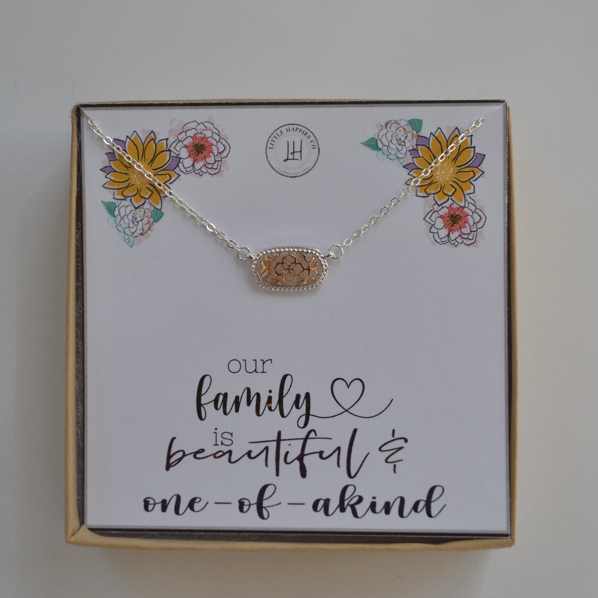 Family necklace, Gift for new mom, Gift for wife from husband, Wife gift, Wife birthday gift, Sentimental gifts, Sentimental gift for wife
