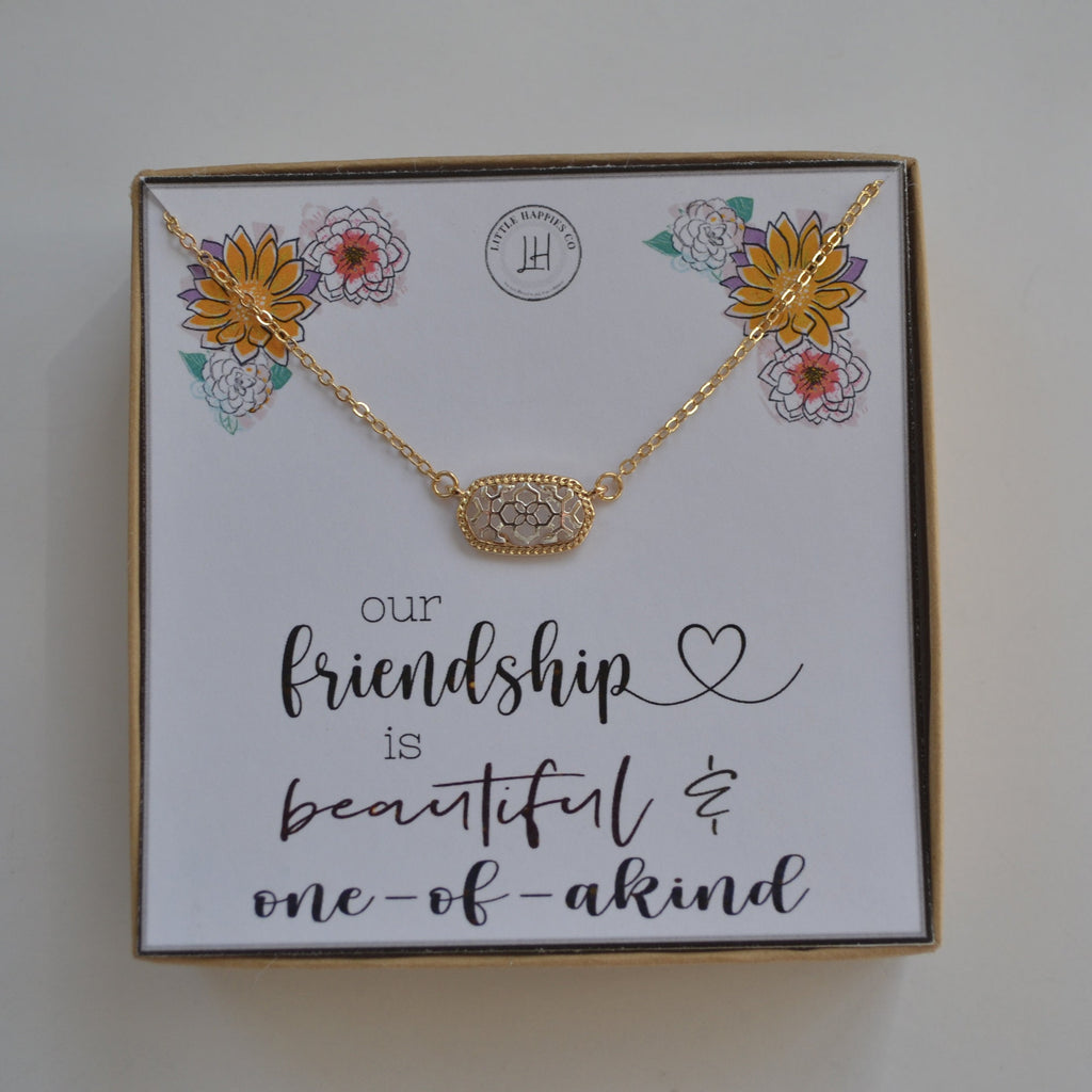 Great friends necklace, Special friend gift, Send a gift to a friend, Thinking of you gift, Best friend birthday gifts for her, Mail a gift