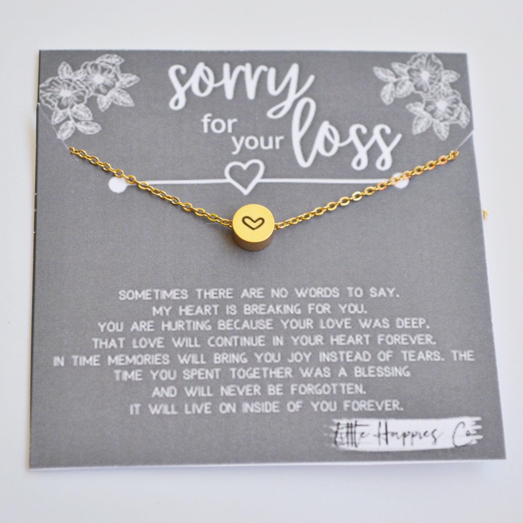 Loss of father gift, Loss of mother gift, Sympathy gift, Grief gift, Father remembrance necklace, Mother remembrance necklace, Keepsake gift
