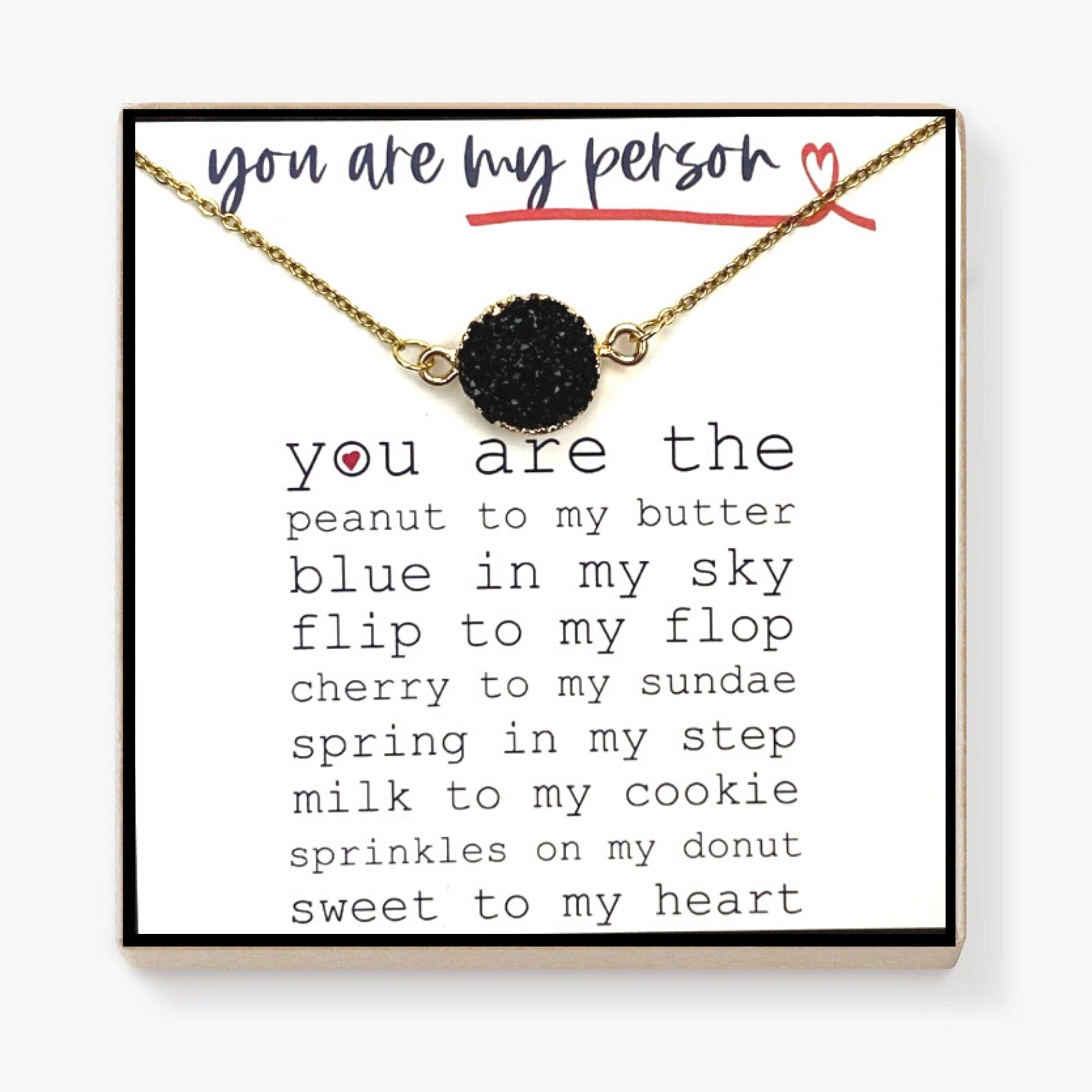 Christmas gift for girlfriend, Christmas gift for wife, Thoughtful gifts for girlfriend, Unique gift for girlfriend, You're my person gifts