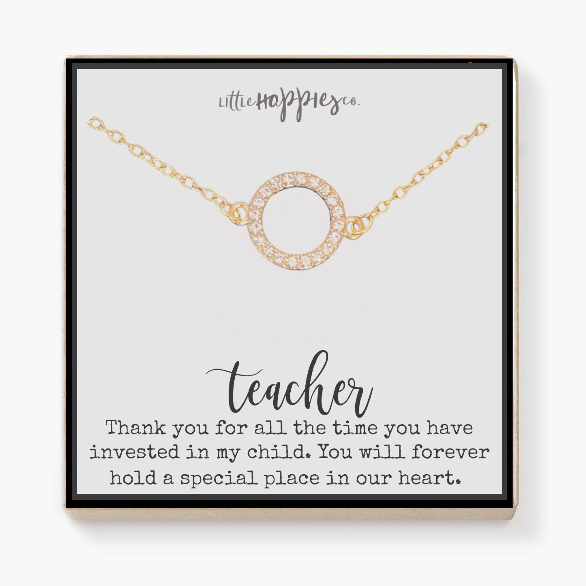 Kindergarten teacher gifts, 1st grade teacher gifts, Teacher necklace, Gifts for multiple daycare teachers, Pre k teacher gifts, Small gifts