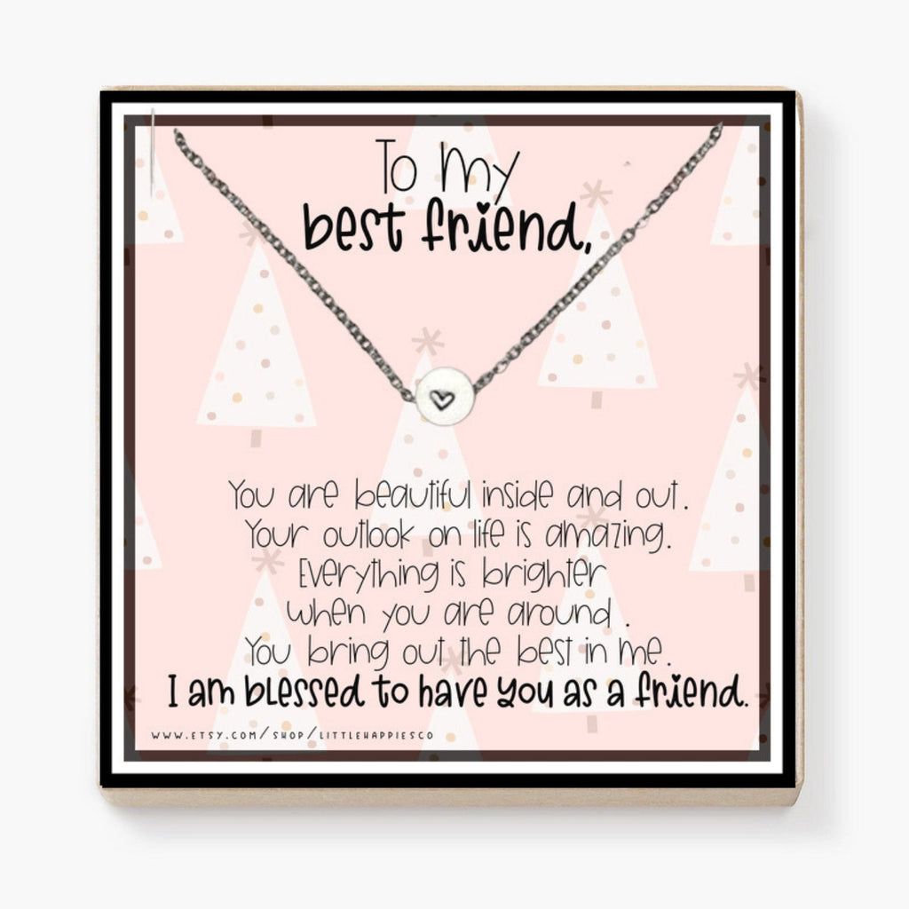 Christmas gift ideas for her, Heart necklace, Send a Christmas gift, Christmas gift ideas for friends, Christmas present ideas 2020, Bestie