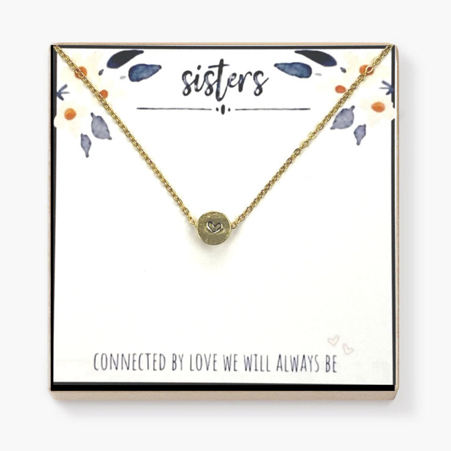 Sister necklace, Gift jewelry, Sisters necklace, Sister gift, Gift for sister, Sister birthday gift, Sister in law birthday gift, Big sister