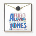 A friend loves at all times necklace, Bible verse jewelry, Scripture necklace, Scripture necklaces pendants, Proverbs 1717, Truth jewelry