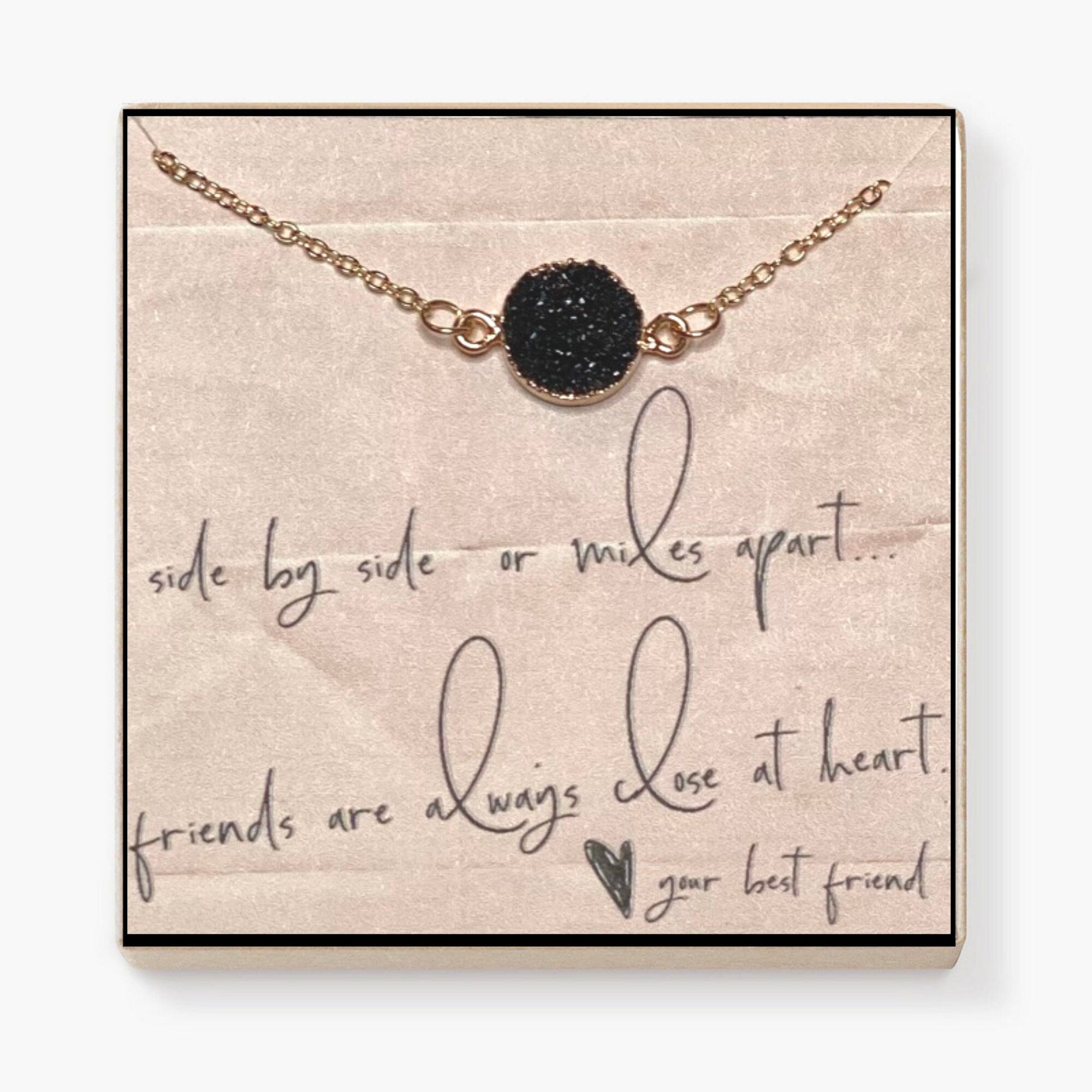 Long distance birthday gift ideas, Long distance friendship necklace, Long distance gifts, Gifts for friends who live far away, Far away bff