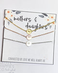 Mother & Daughter Necklaces, heart necklace, gift for mom, mom jewelry, 3 necklaces, three necklaces, mom and 2 daughters, 3 necklaces