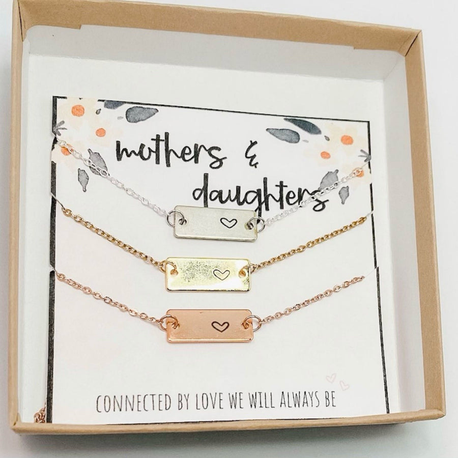Mother daughter jewelry, Mother of 2, Set of 3 necklaces, Mother daughter necklace sets, Mother and daughters, Mom necklace, Present for mom