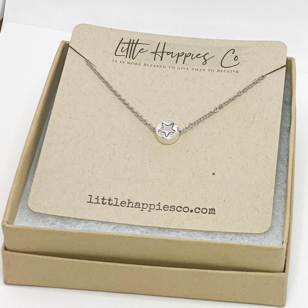 Celestial necklaces, Moon necklace, Star necklace, Gift for friend, Friendship necklace set, Gift for sister, big sister, little sister