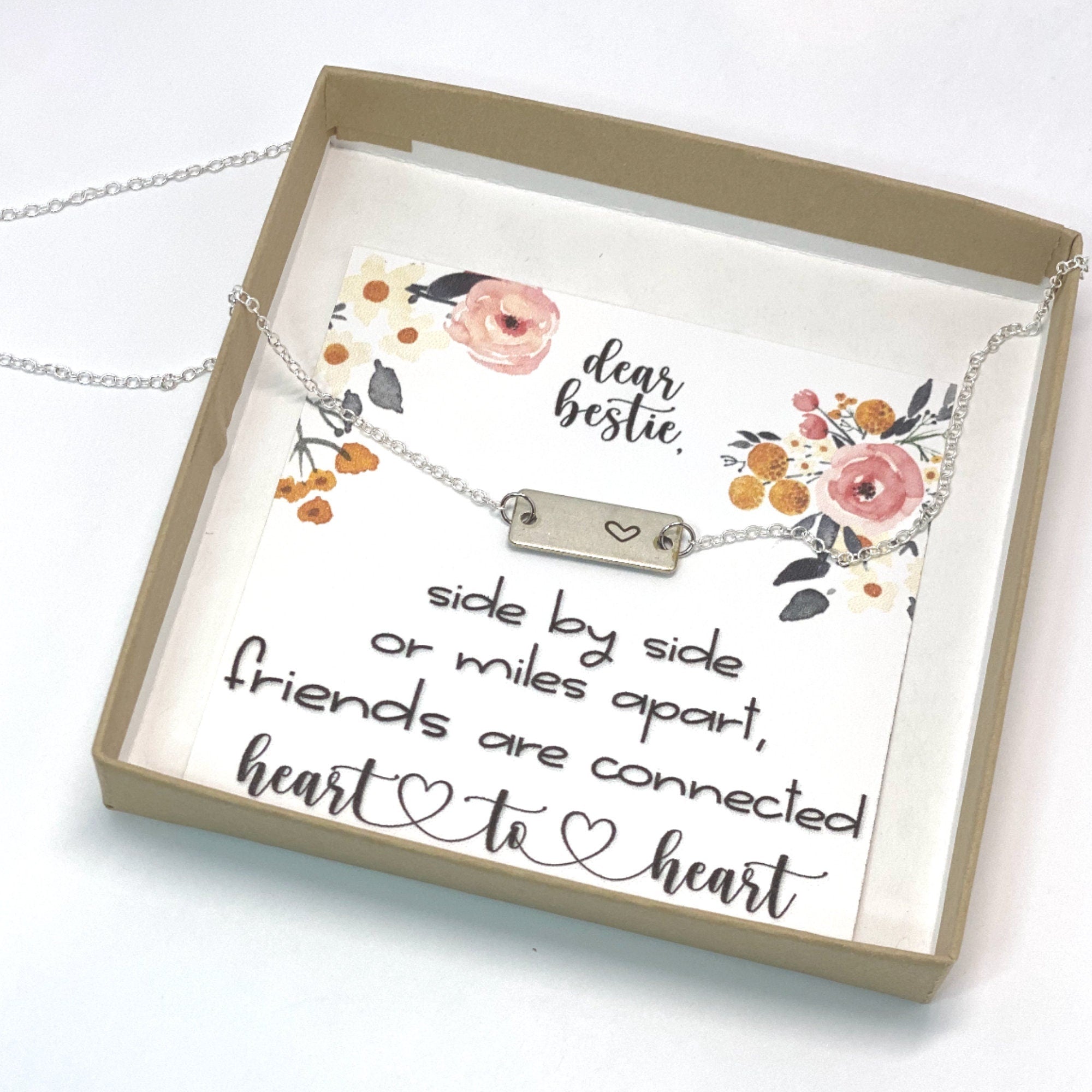 Gift for best friend, Birthday gift for best friend, gift for friend, Friendship necklace, gift for her, necklace, inexpensive gift