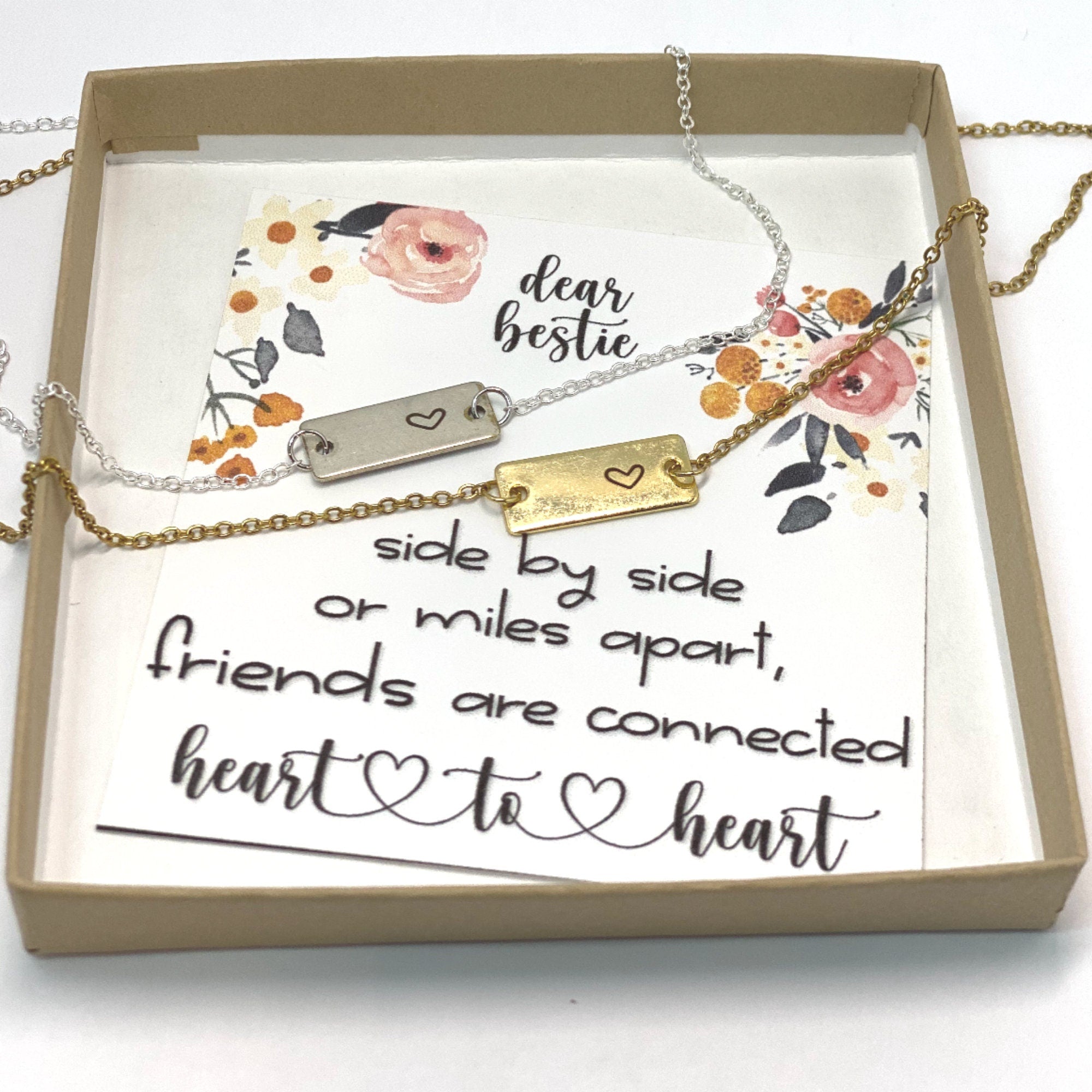 Gift for best friend, Birthday gift for best friend, gift for friend, Friendship necklace, gift for her, necklace, inexpensive gift