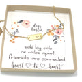 Gift for best friend, Birthday gift for best friend, gift for friend, Friendship necklace, gift for her, necklace, inexpensive gift