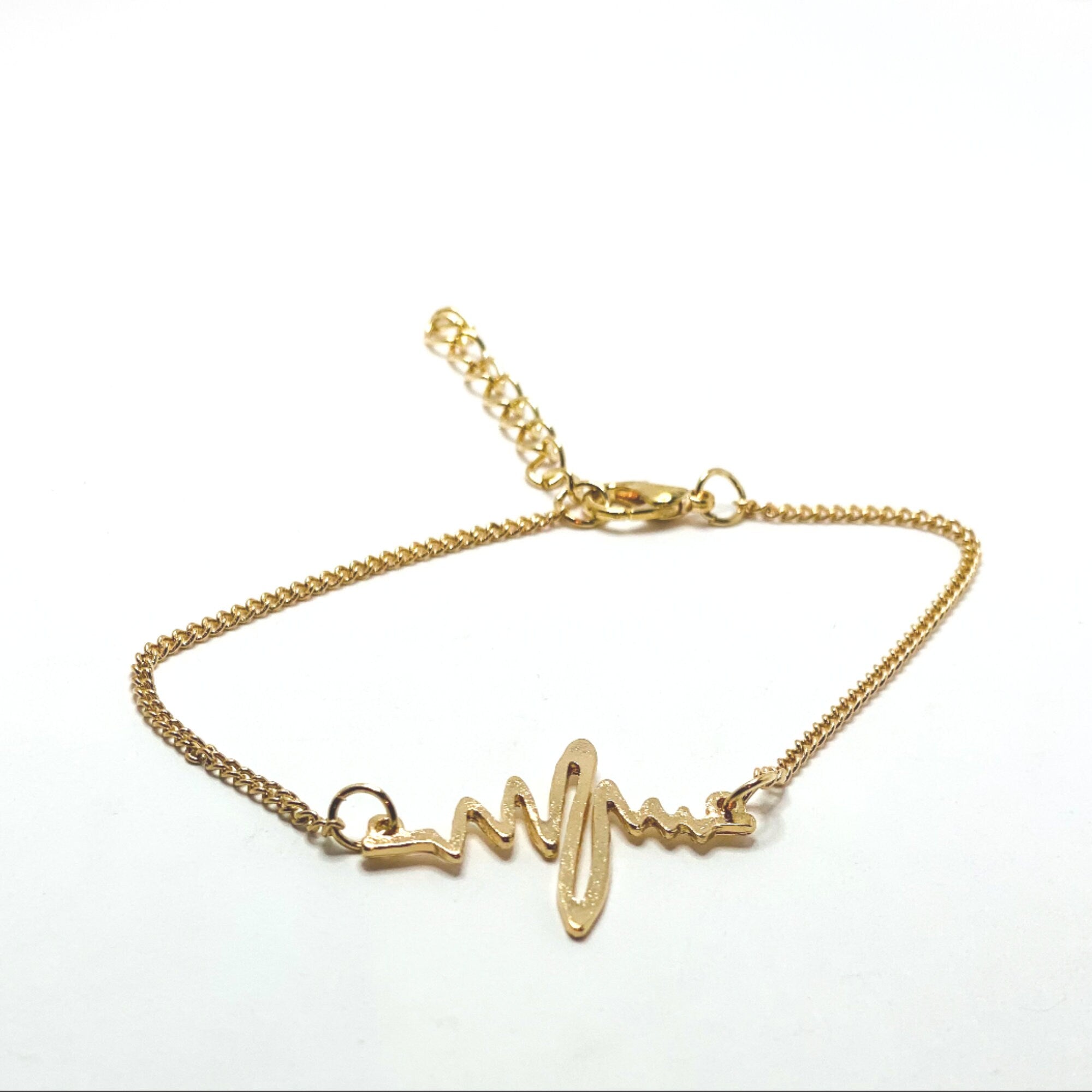 Heartbeat bracelet, Thank you gifts for nurses, Heart beat, Nurse jewelry, Nurse bracelet, Nurse appreciation gift, Gift for a nurse