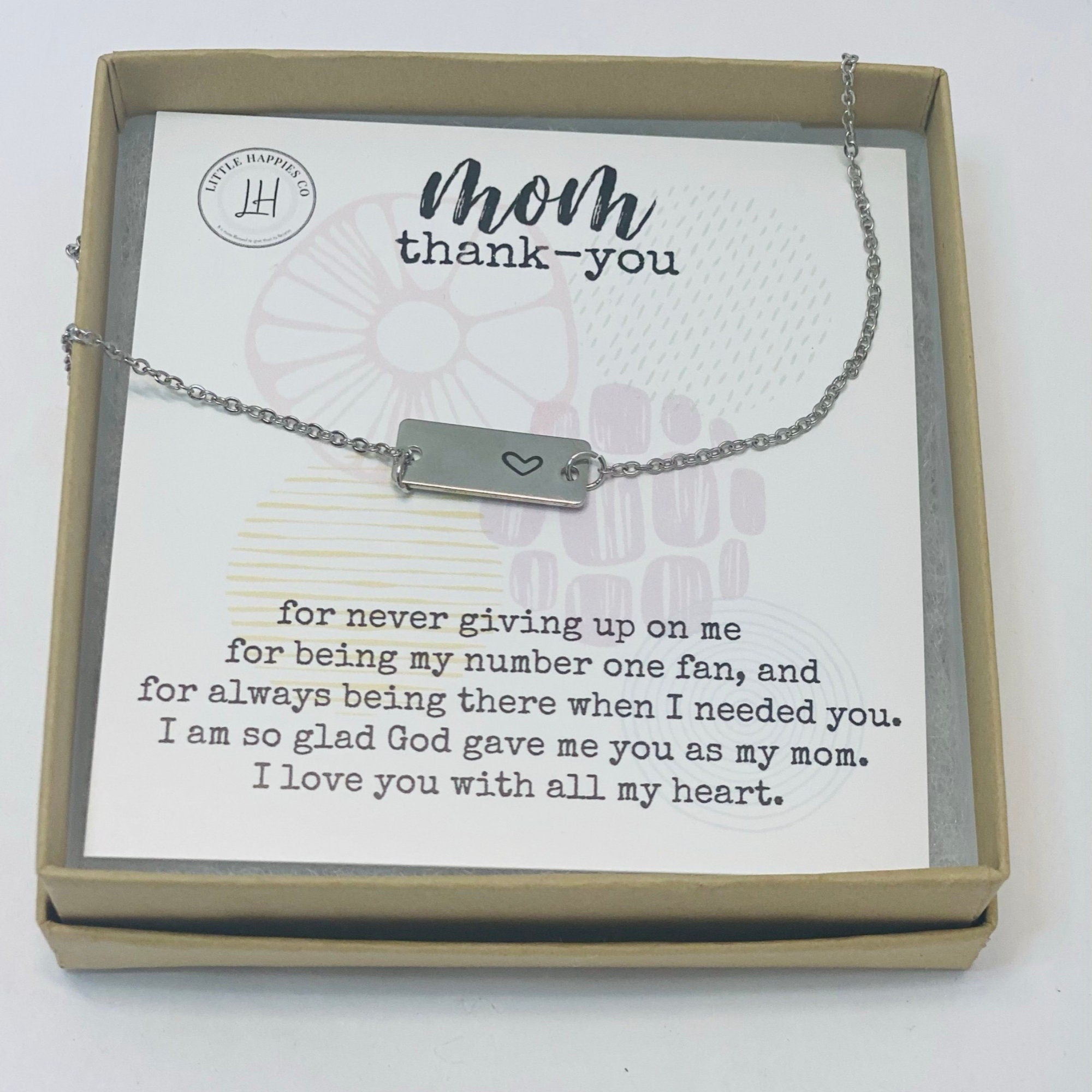 Mother's Day SALE, Mother's Day special gift, Mother's Day gift from daughter or son, Gifts for mom, Mom necklace, Mother's Day card