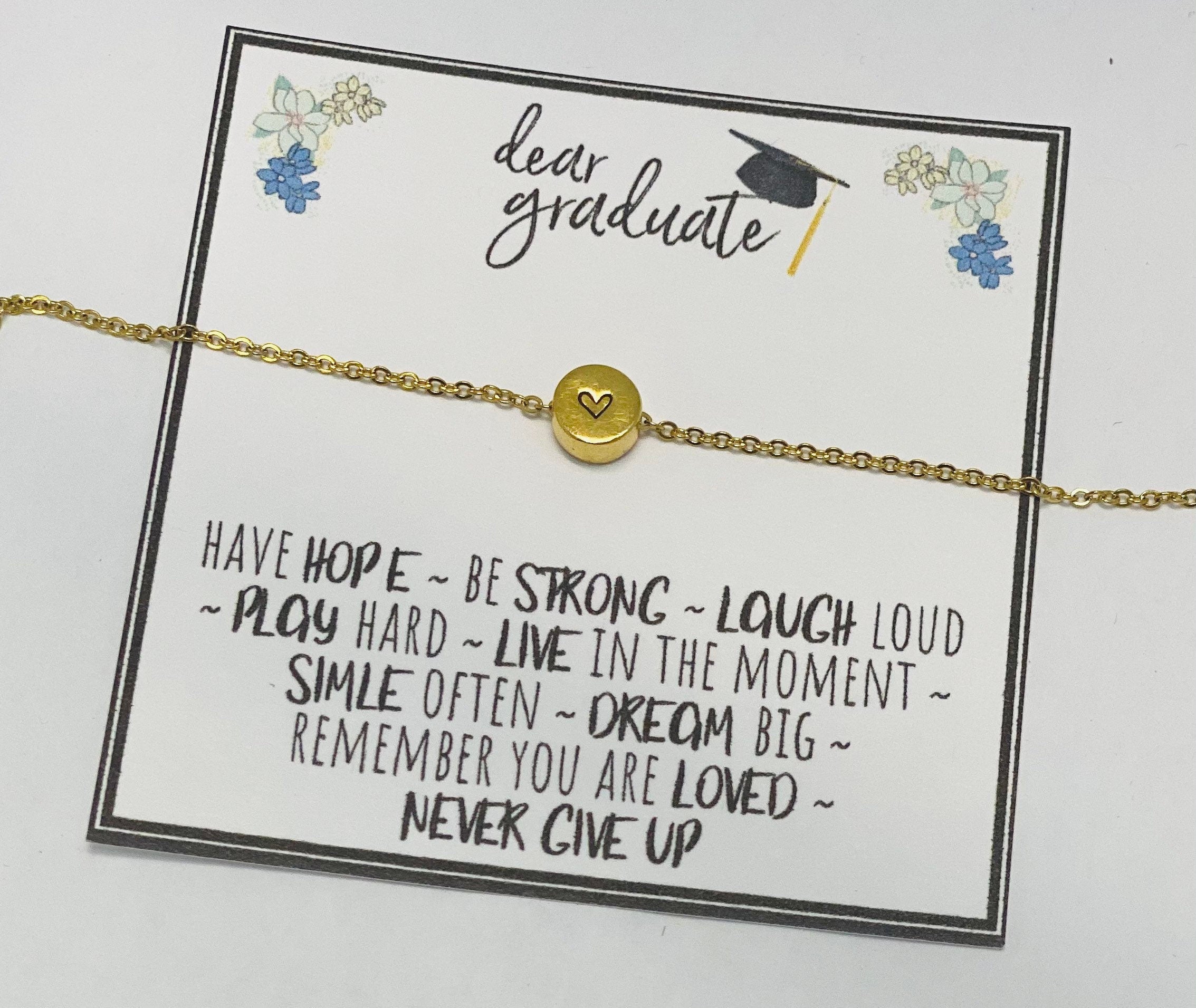 College graduation necklace, Grad gift, Grad gifts for her, Grad gifts for girls, Graduation necklace gift, Graduation necklace for daughter
