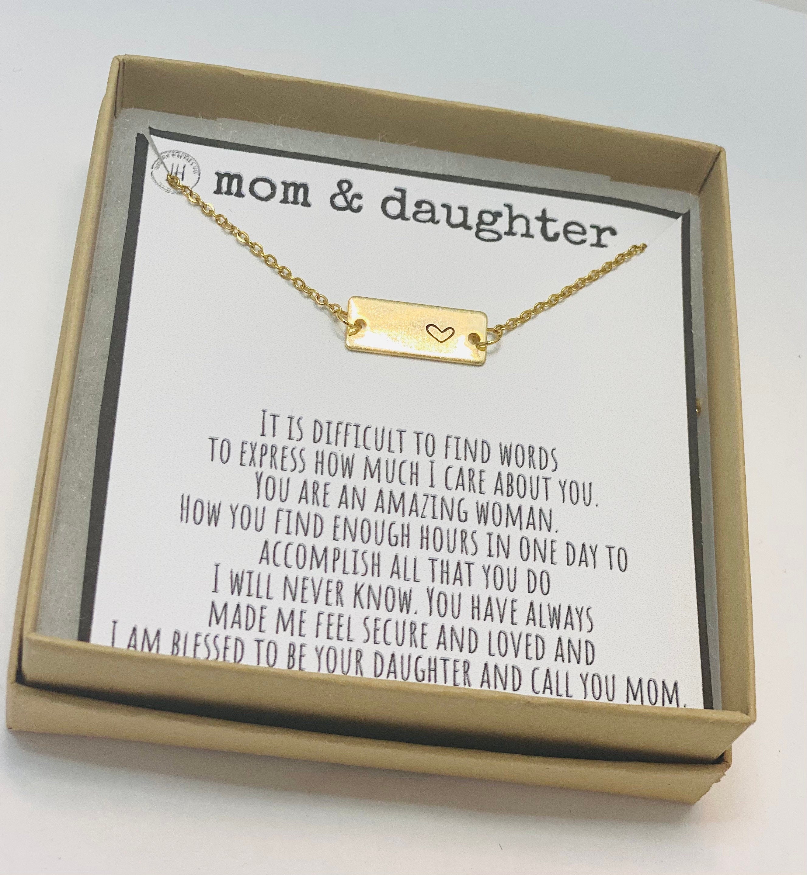 Mother's Day SALE, Mother's Day special gift, Mother's Day gift from daughter or son, Gifts for mom, Mom necklace, Mother's Day card