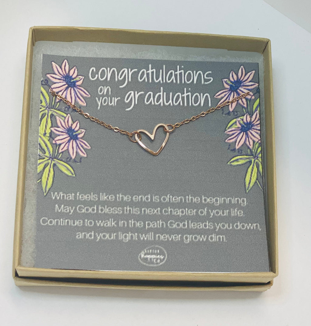 College graduation necklace, Grad gift, Grad gifts for her, Grad gifts for girls, Graduation necklace gift, Graduation necklace for daughter
