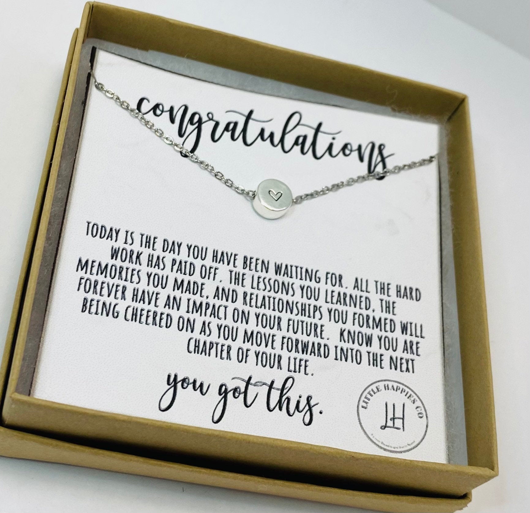 Graduation necklace, Graduation gift, Graduation jewelry, Class of 2020, Class of 2021, Grad necklace, High school grads, College grads