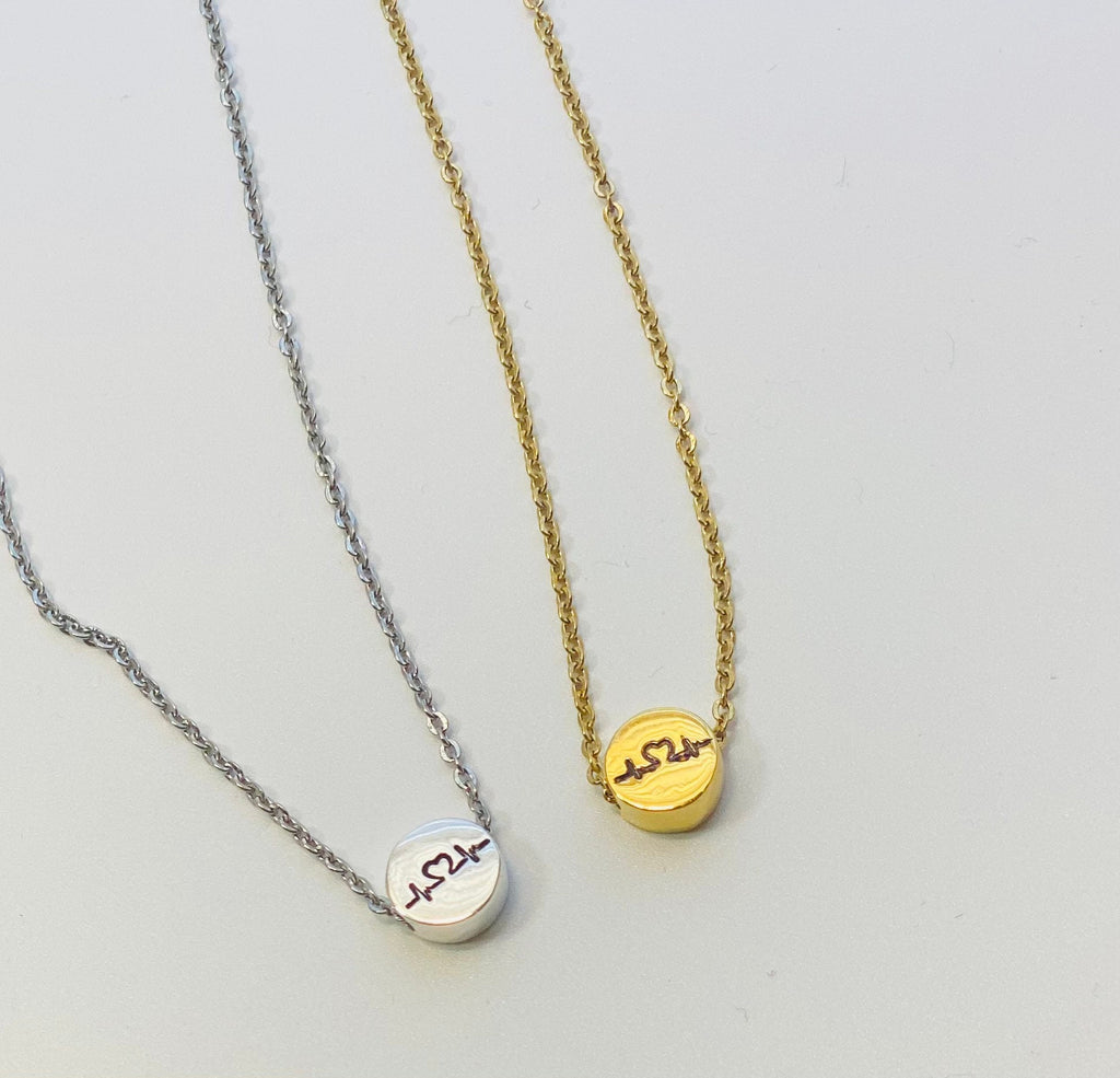 Nurse necklace, Heartbeat necklace, Thank you gifts for nurses, Nurse appreciation, Registered nurse gifts, LPN gifts, Nurse Valentine gifts