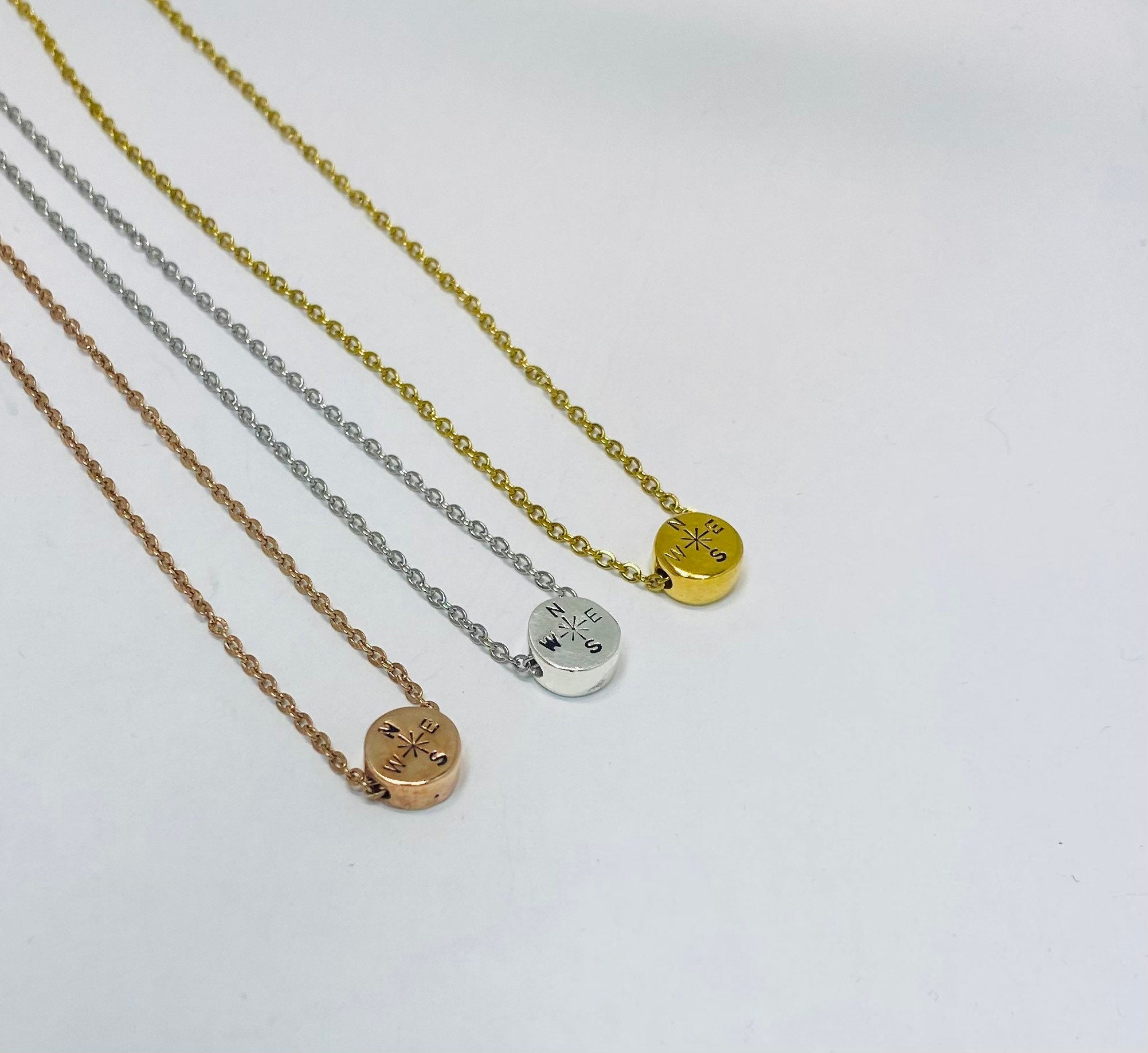 Gift for teacher, Teacher gift, Teacher appreication gift, gift from student, inexpensive teacher gift, compass necklace, teacher gifts