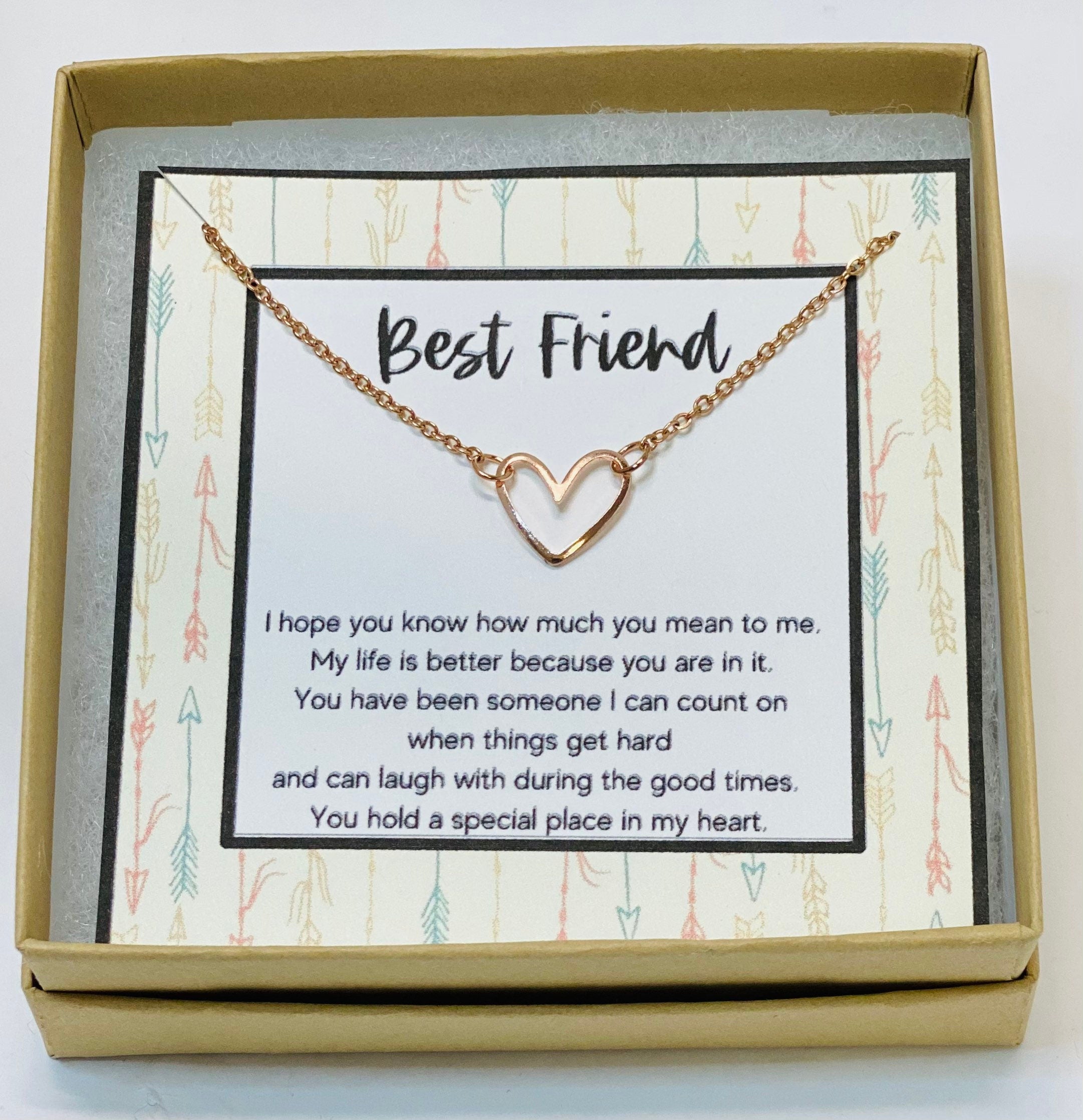 Necklace for best friend, Friend forever, Friend jewelry, Friend necklace, Friendship quote gifts, BFF necklace, Soul sister, Tribe, Bestie