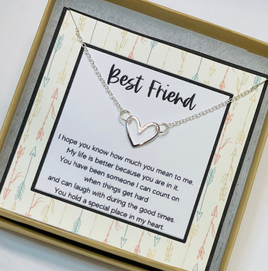 Friends for Life Necklace, Special Friendship Gifts, Forever Friends,  Unique Gifts for Friends Who Have Everything, Best Friend Card 