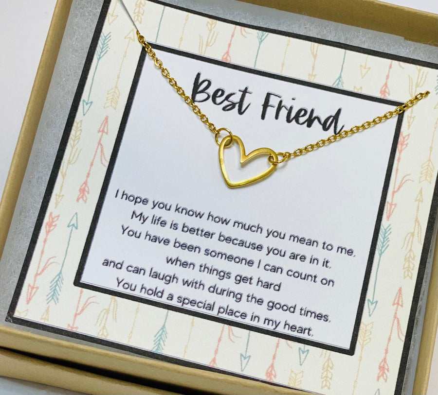 Necklace for best friend, Friend forever, Friend jewelry, Friend necklace, Friendship quote gifts, BFF necklace, Soul sister, Tribe, Bestie