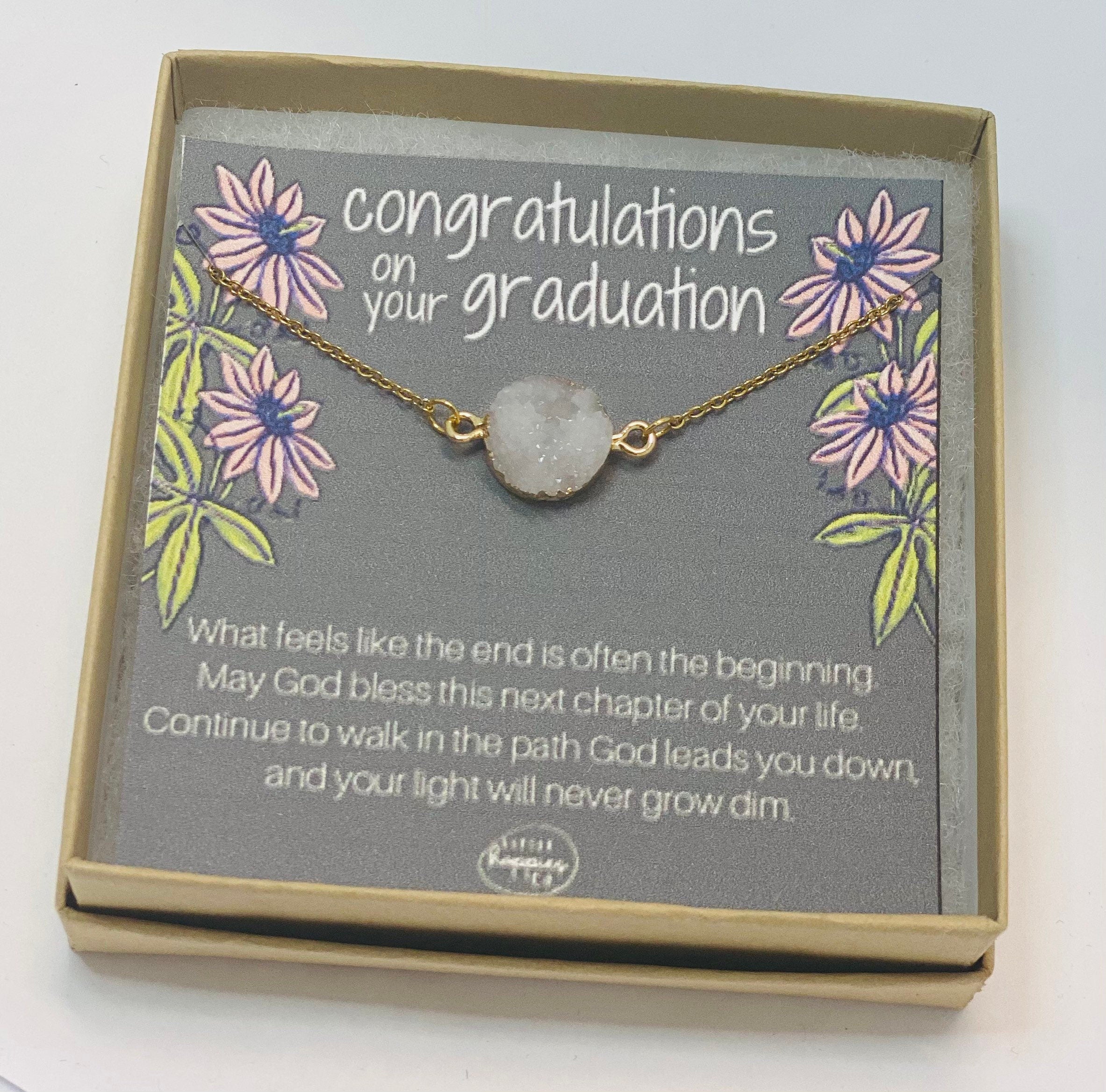 Graduation gift for girl, Grad gift, Grad gifts for her, gift for girls, Graduation gift for neice, Graduation necklace for daughter