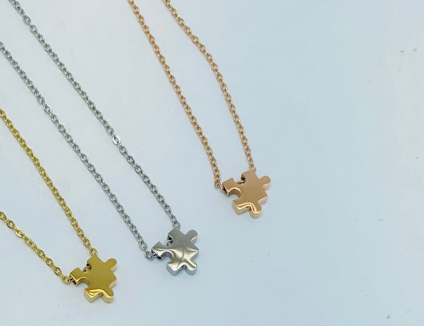 Puzzle necklace for friends, Sister necklaces for 2, Sister necklace, Sister gifts, Gift for sister, Creative birthday ideas for sister