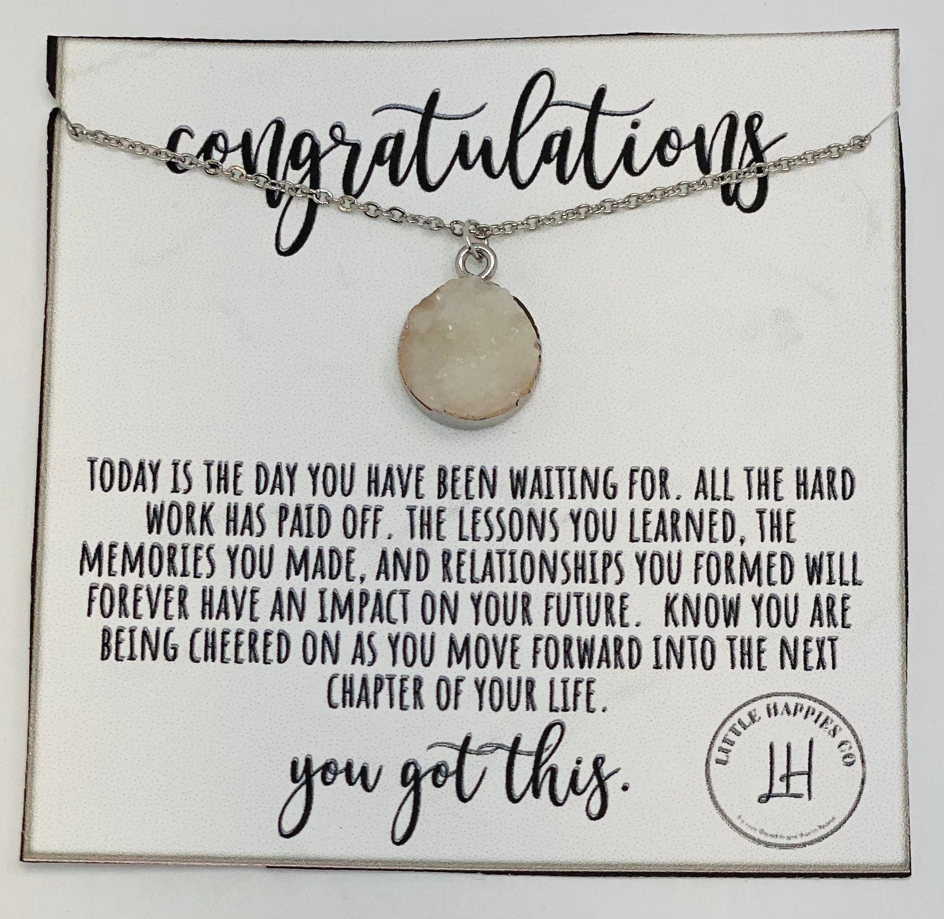 Graduation necklace, Graduation gift, Graduation jewelry, Gift for grad, Class of 2021, Grad necklace, High school grads, College grads