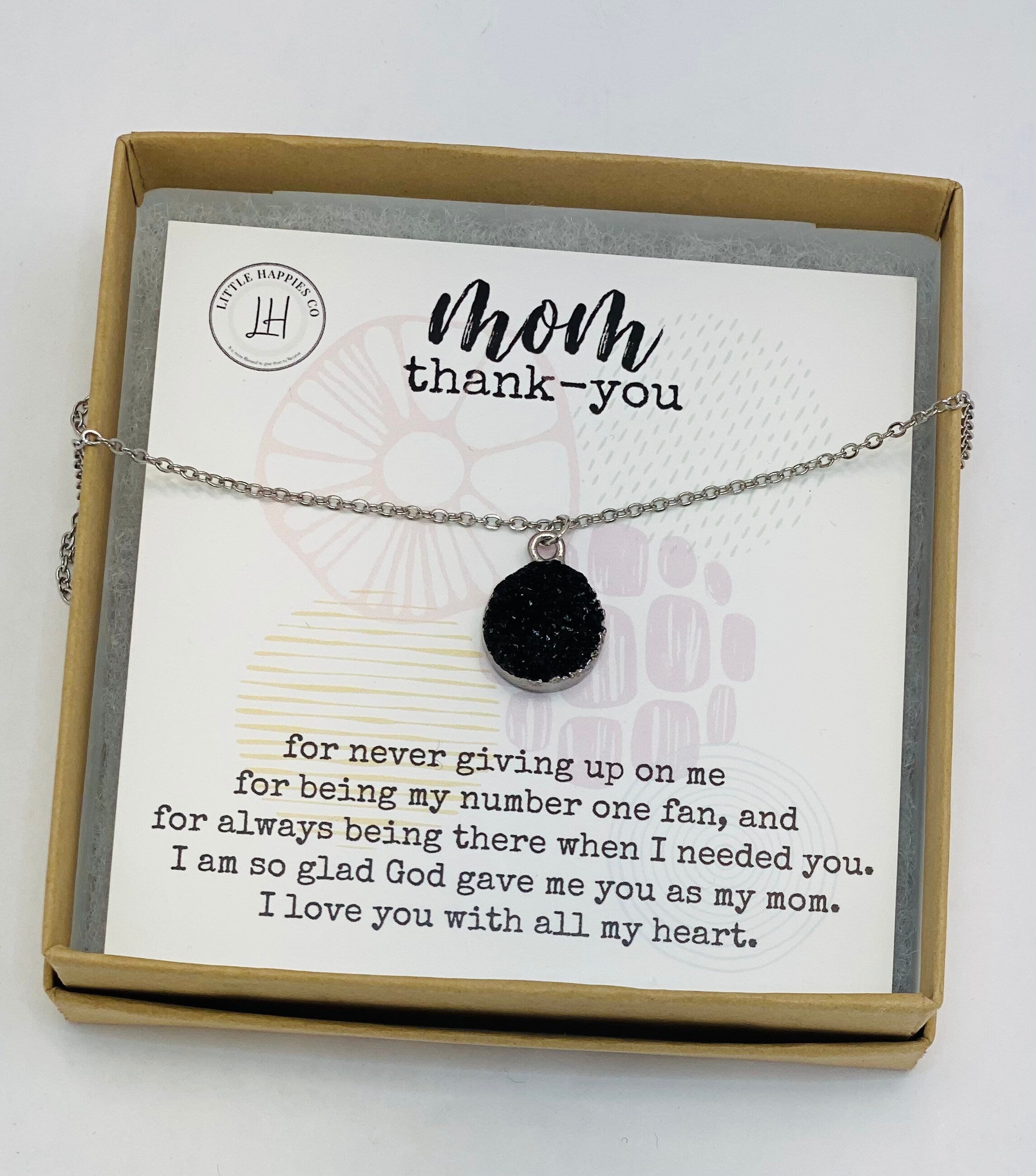 Mom necklace, Mothers Day gift, Mother’s Day gift for mom from daughter, Thank you gift for mom, Gifts for mom from daughter, Gold,silver