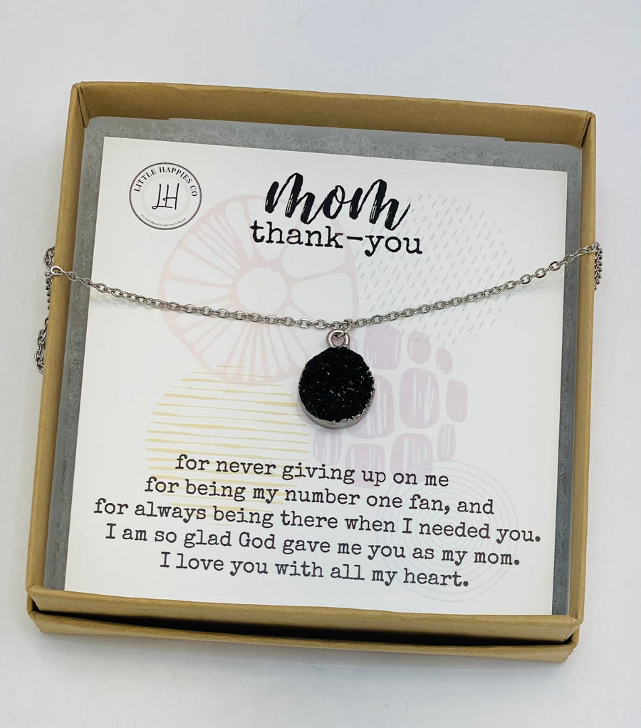 Mom necklace, Mothers Day gift, Mother’s Day gift for mom from daughter, Thank you gift for mom, Gifts for mom from daughter, Gold,silver