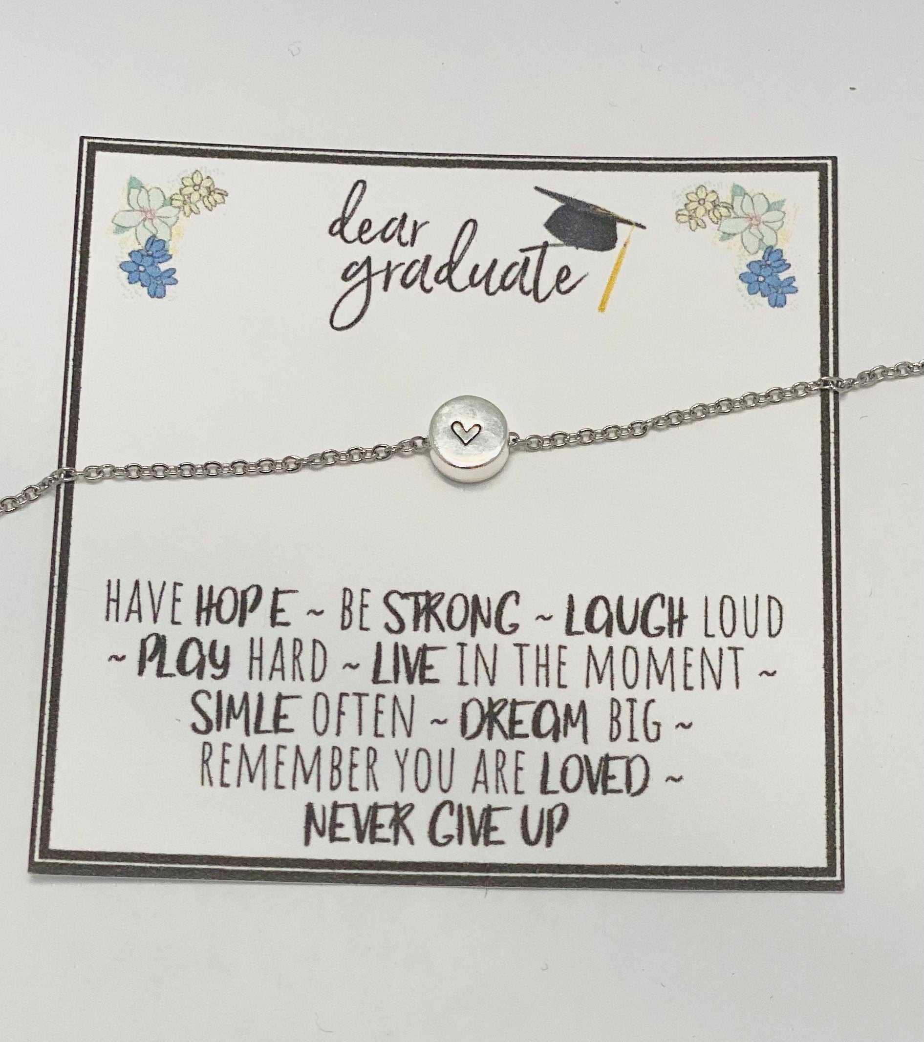 College graduation necklace, Grad gift, Grad gifts for her, Grad gifts for girls, Graduation necklace gift, Graduation necklace for daughter