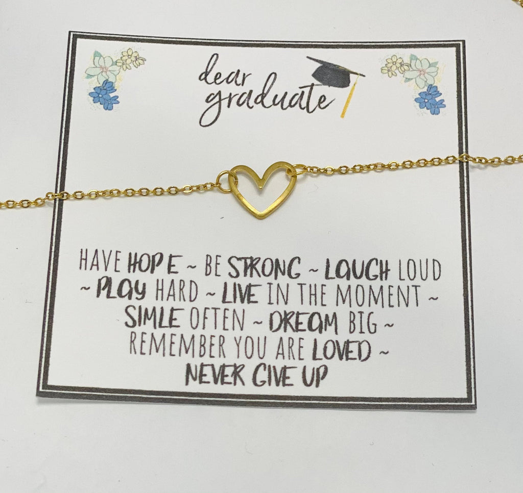 College graduation necklace, Grad gift, Grad gifts for her, Grad gifts for girls, Graduation necklace gift, Graduation necklace for daughter