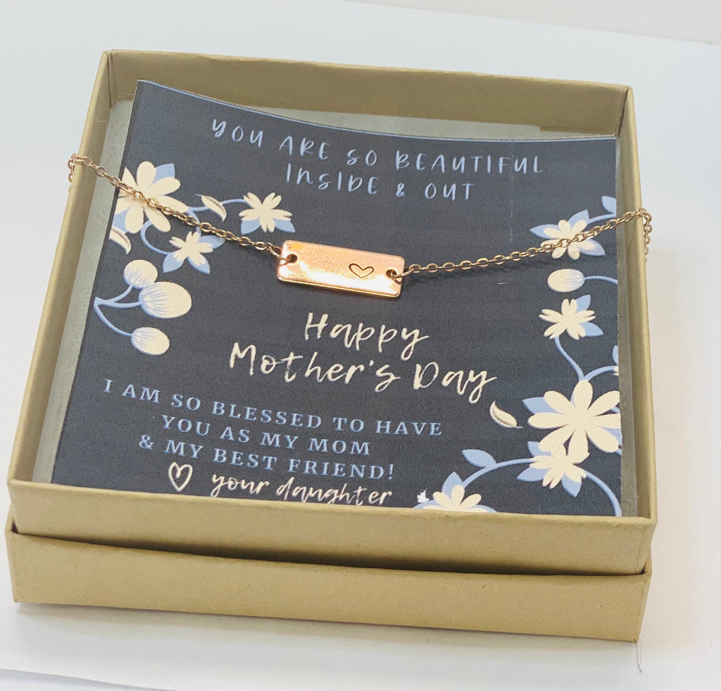 Mother's Day SALE, Mother's Day special gift, Mother's Day gift from daughter or son, Gifts for mom, Mom necklace, Mother's Day card
