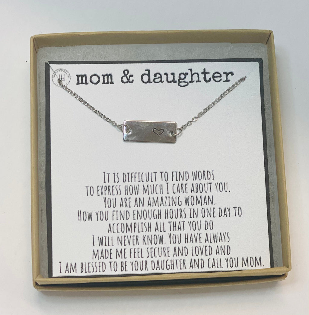 Mother's Day SALE, Mother's Day special gift, Mother's Day gift from daughter or son, Gifts for mom, Mom necklace, Mother's Day card