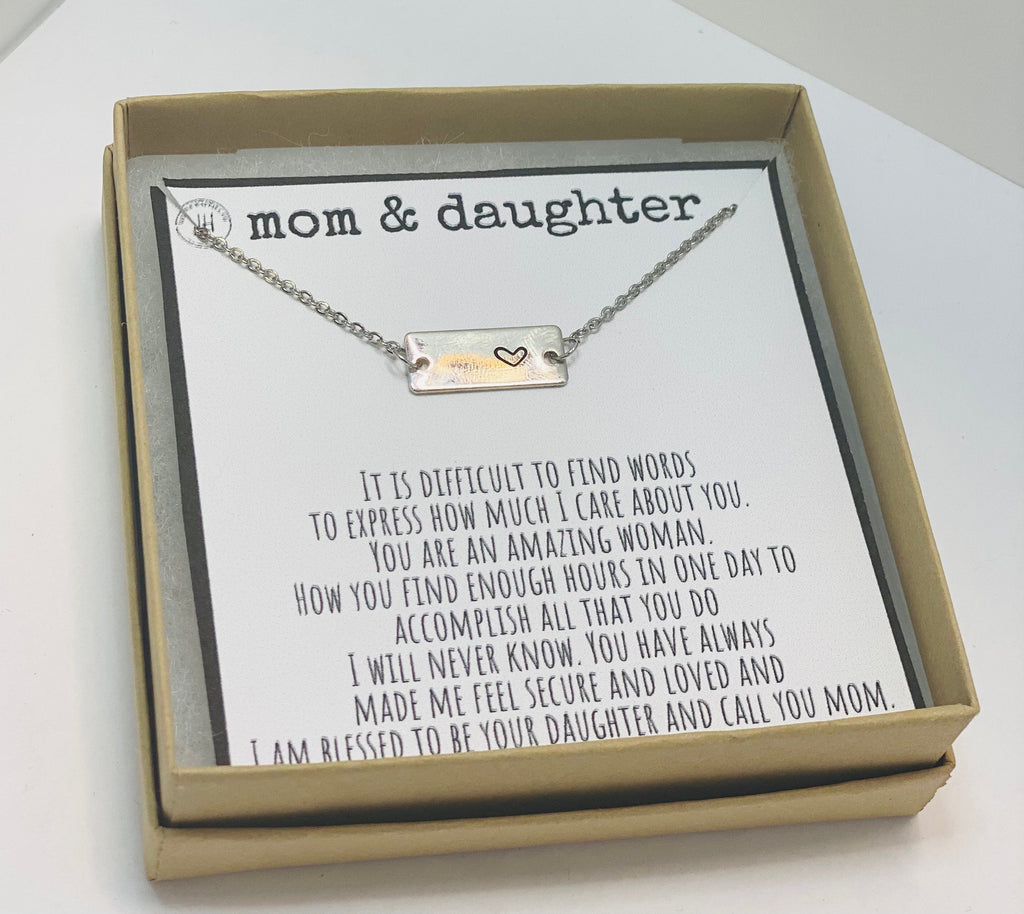 Mother's Day SALE, Mother's Day special gift, Mother's Day gift from daughter or son, Gifts for mom, Mom necklace, Mother's Day card