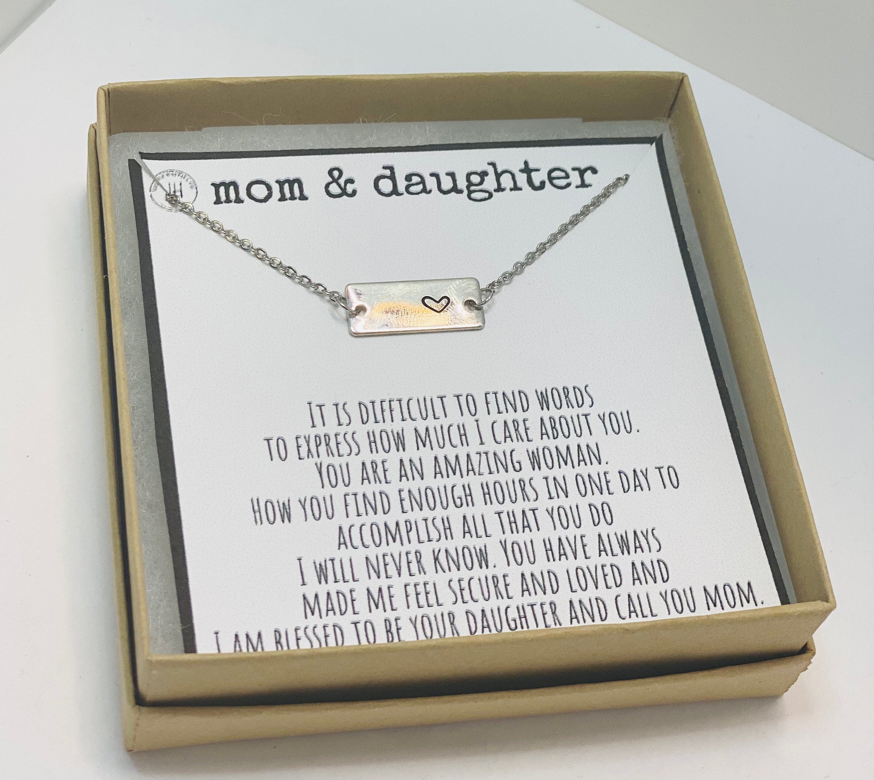 Mother's Day SALE, Mother's Day special gift, Mother's Day gift from daughter or son, Gifts for mom, Mom necklace, Mother's Day card