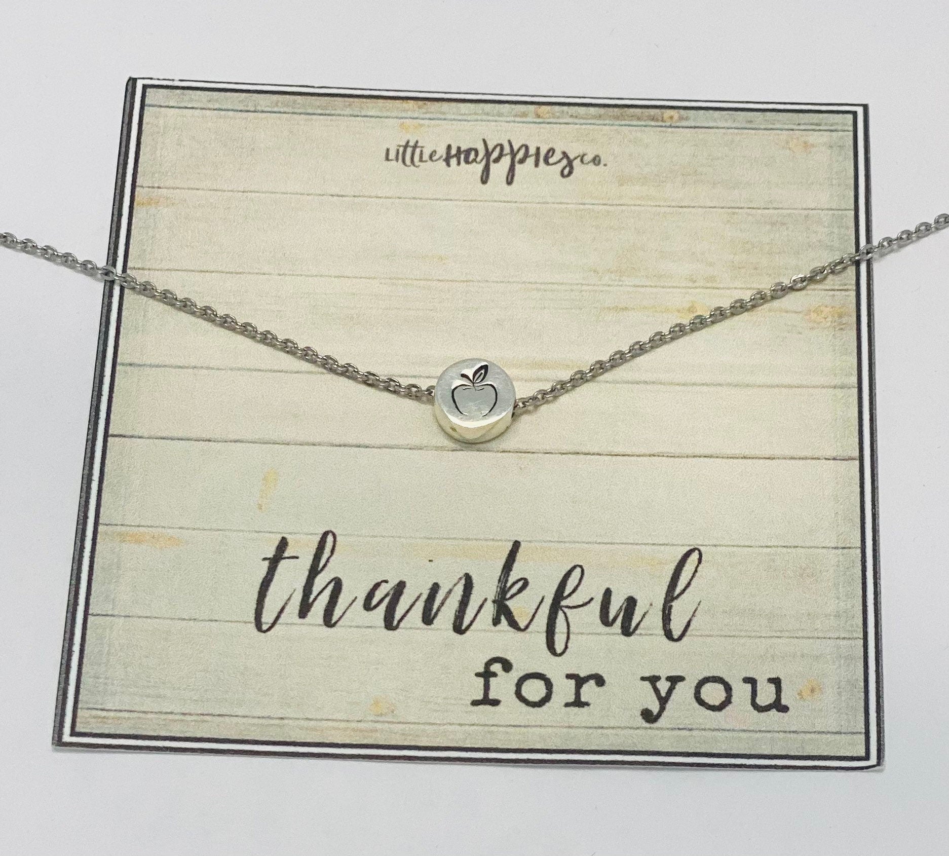 Necklace for teacher, Teacher appreciation gift, Teacher gifts, End of year gift, Personalized gift for teacher, Teacher appreciation gifts