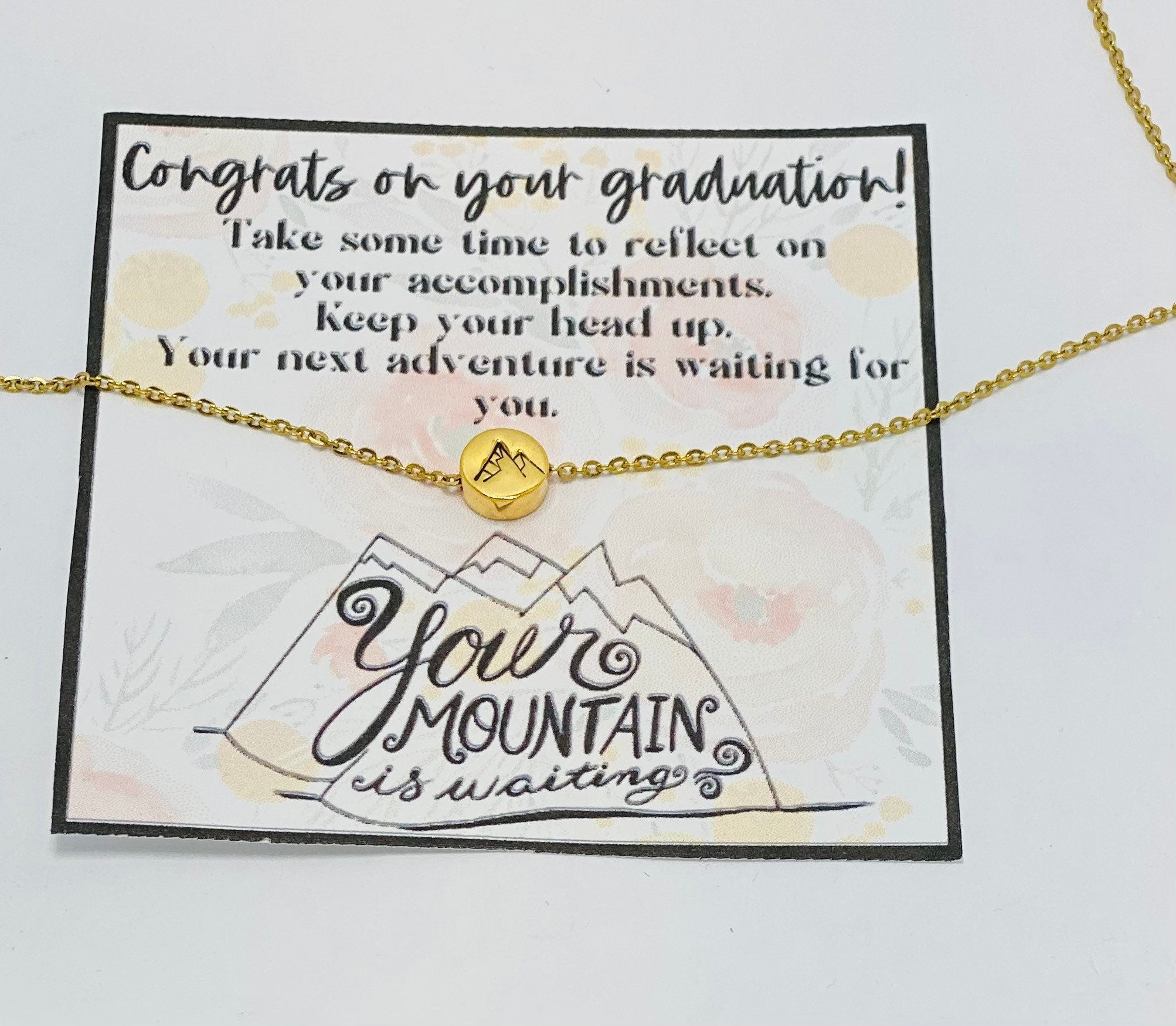 Graduation necklace, Graduation gift,  Class of 2021, Graduation gift for daughter, gift for neice, 2021,  High school grads, College grads
