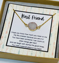 Anniversary gift for best friend, Bestie necklace, Best friend necklaces for adults, Bridesmaid gift, Friendship gift, Gift for best friend