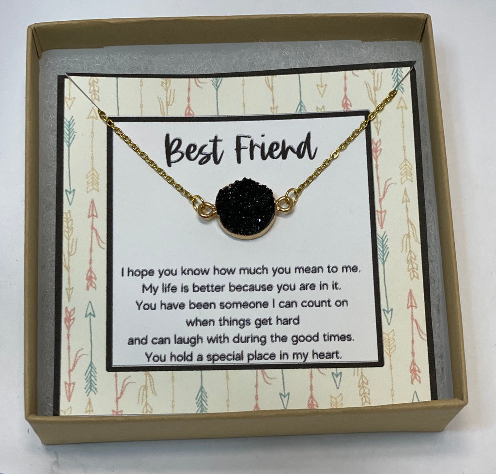 Anniversary gift for best friend, Bestie necklace, Best friend necklaces for adults, Bridesmaid gift, Friendship gift, Gift for best friend