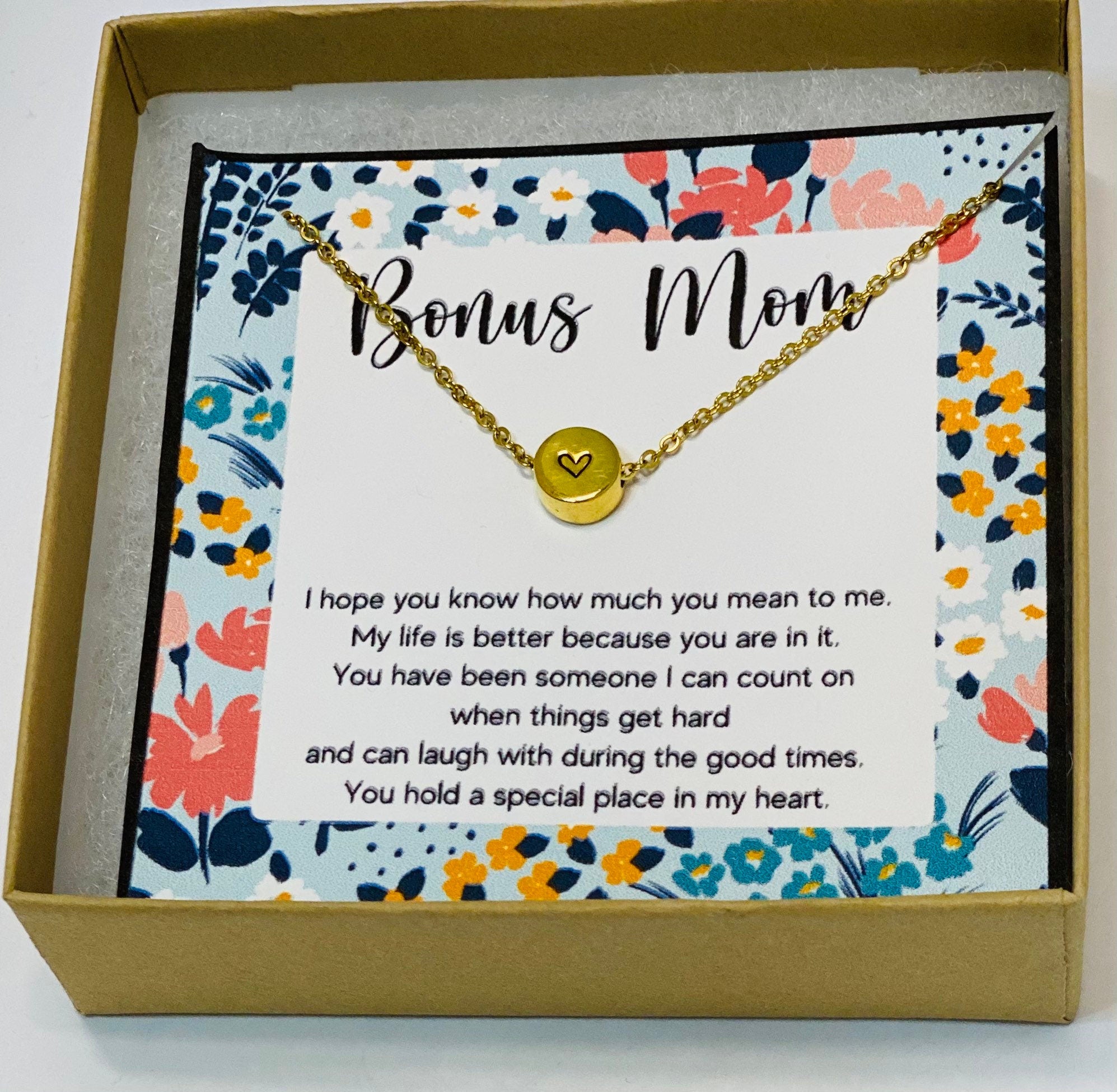 Second mom, Boyfriend's mom gift, Like a second mom, Friend's mom, Gift for boyfreinds mom, Mother in law necklace, Husband's mother