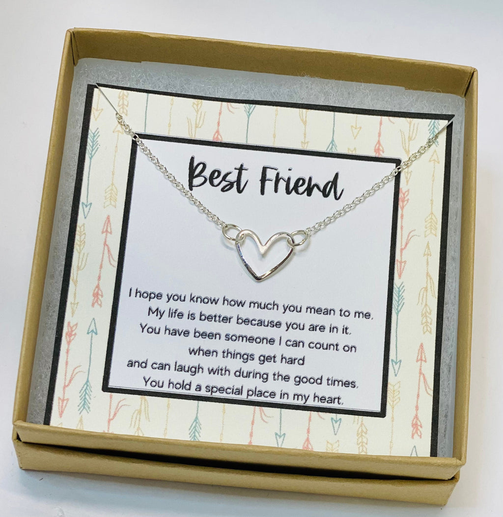 Necklace for best friend, Friend forever, Friend jewelry, Friend necklace, Friendship quote gifts, BFF necklace, Soul sister, Tribe, Bestie