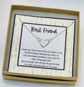 Necklace for best friend, Friend forever, Friend jewelry, Friend necklace, Friendship quote gifts, BFF necklace, Soul sister, Tribe, Bestie
