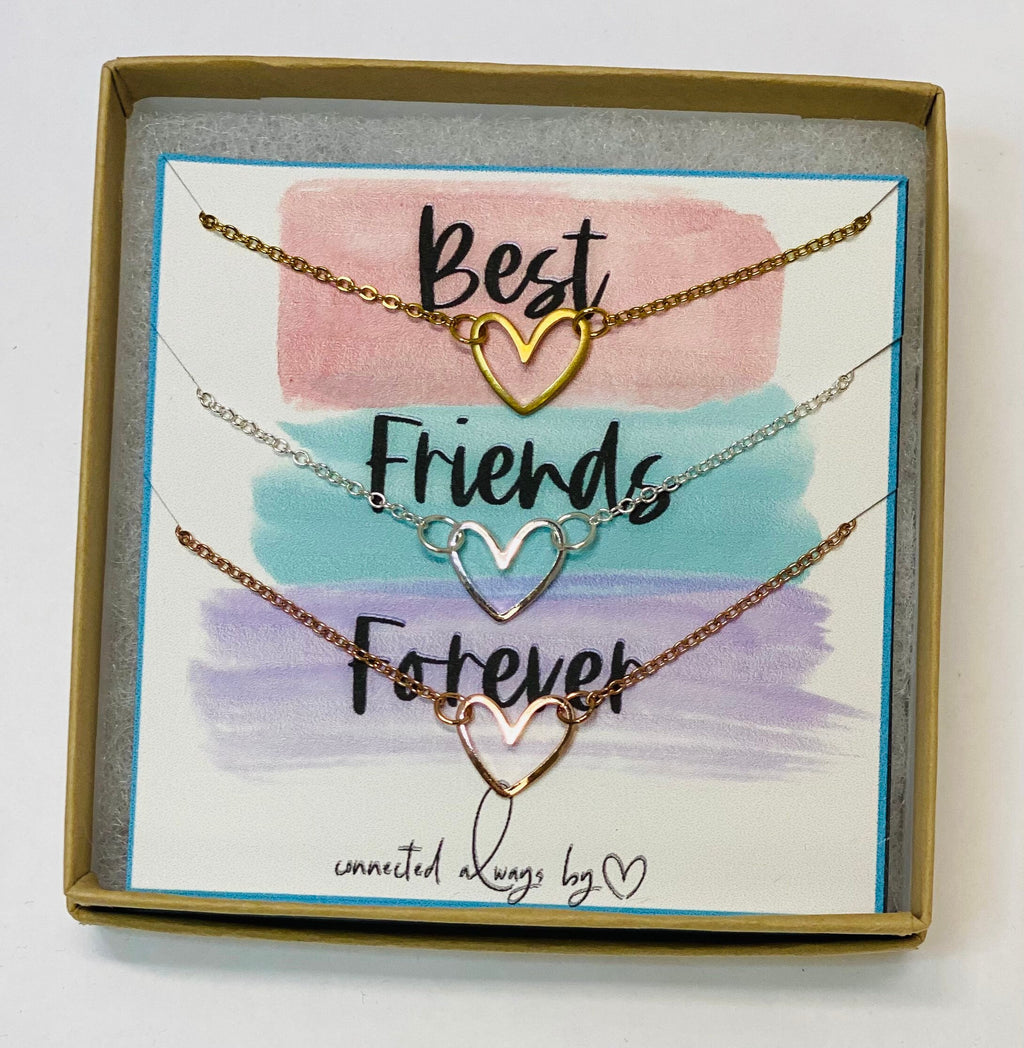 3 Best friends necklace, 3 Necklace set, 3 Sisters gifts, Sisters matching jewelry, Friendship set of (3) friends, Friendship necklaces