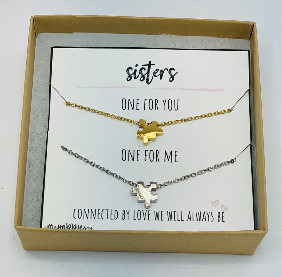 Buy Your Always Charm Soul Sisters Necklace,Best Friend Necklaces for 2  Interlocking Circles Necklace Sister Gifts (2 Rose Gold) at Amazon.in