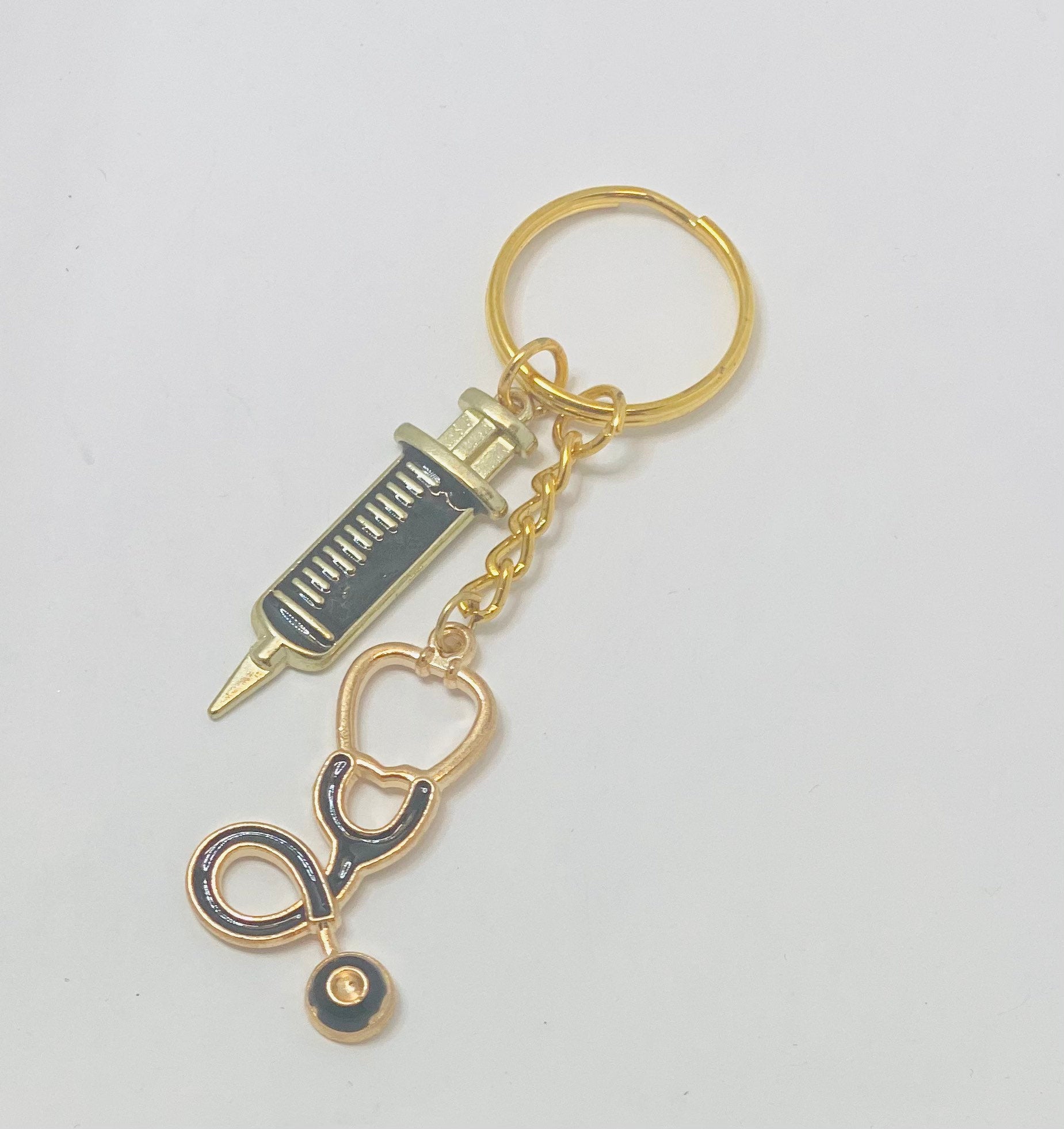 Nurse keychain, Nurse gift, Nurse key chain, Nurse appreciation, Medical key ring, Stethoscope keychain, Medical keychain, Thank you nurse