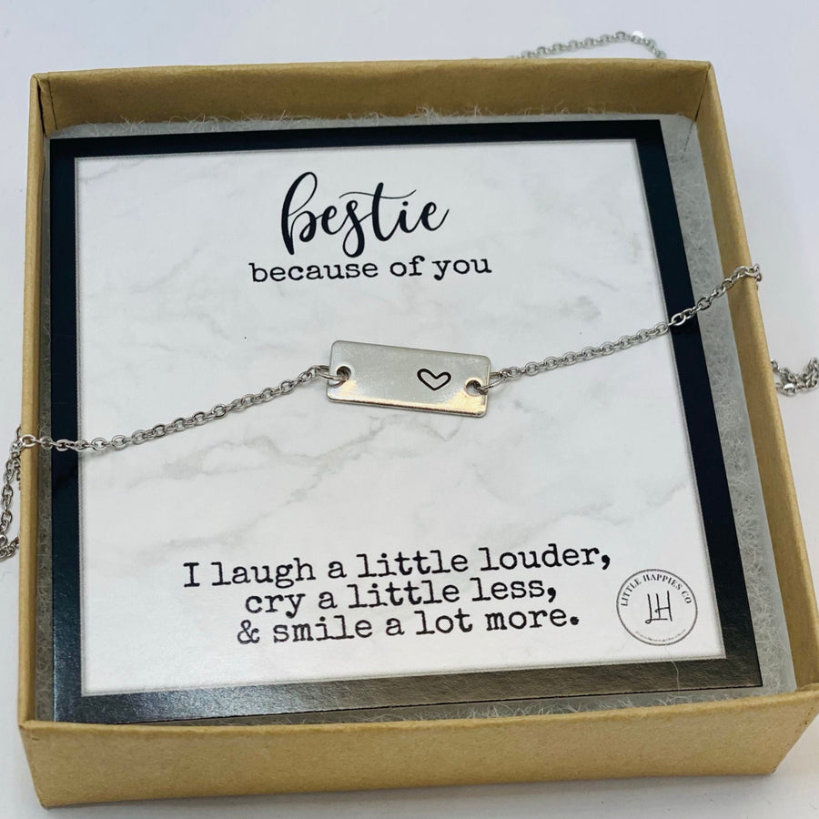 Gift for my best friend, Necklace for friend, Gift for BFF birthday, Necklace for best friend, Gift for your best friend, Bar necklace