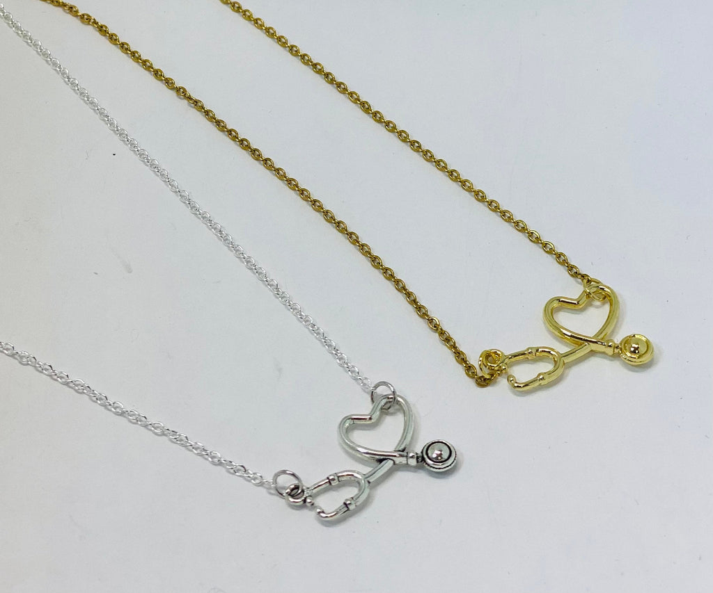 Nurse gift, Stethoscope necklace, RN nurse necklace, RN gifts, doctor gift, LPN gift, Gift for nursing student, nurse appreciation