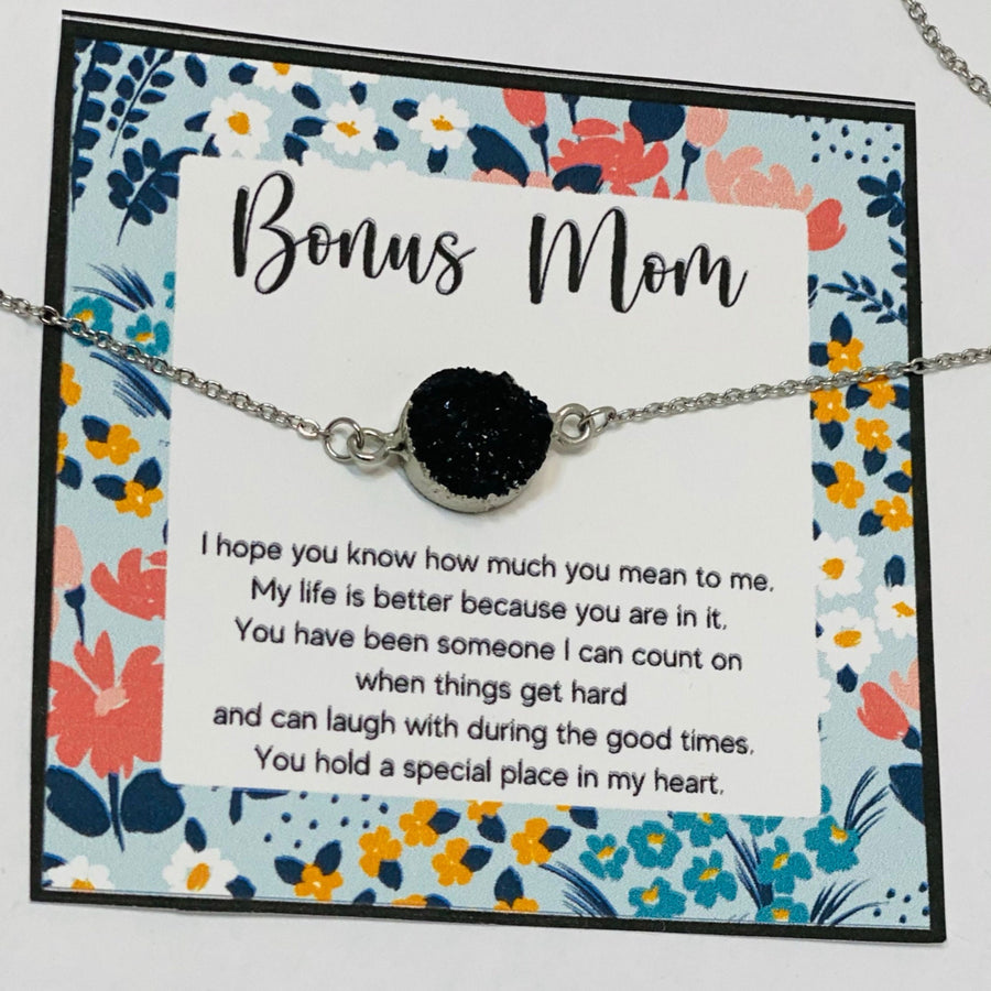 Gifts for second mom, Bonus mom gifts, Unbiological mom gifts, Gift ideas for someone like a mom, Step mom gift, Bonus mom necklace